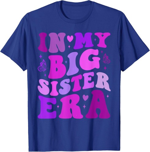 My Big Sister Era Big Sis Girls Kids Announcement Pregnancy T-Shirt Hoodie - Picture 14 of 15