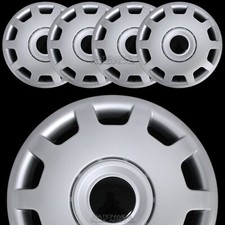15 Set Of 4 Silver Wheel Covers Snap On Full Hub Caps Fit R15 Tire Steel Rim