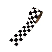 CHECKERED FLAG VINYL DECAL TAPE MOTORCYCLE HELMET BIKE FAIRING TANK STICKER