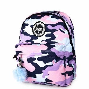 hype pink camo backpack