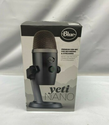 Blue Yeti Nano Premium USB Microphone for Recording & Streaming- Shadow Grey