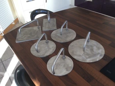 HANDMADE Edelstahl Steakpresse: Kann für Burger, Grill und Speck verwendet werden.