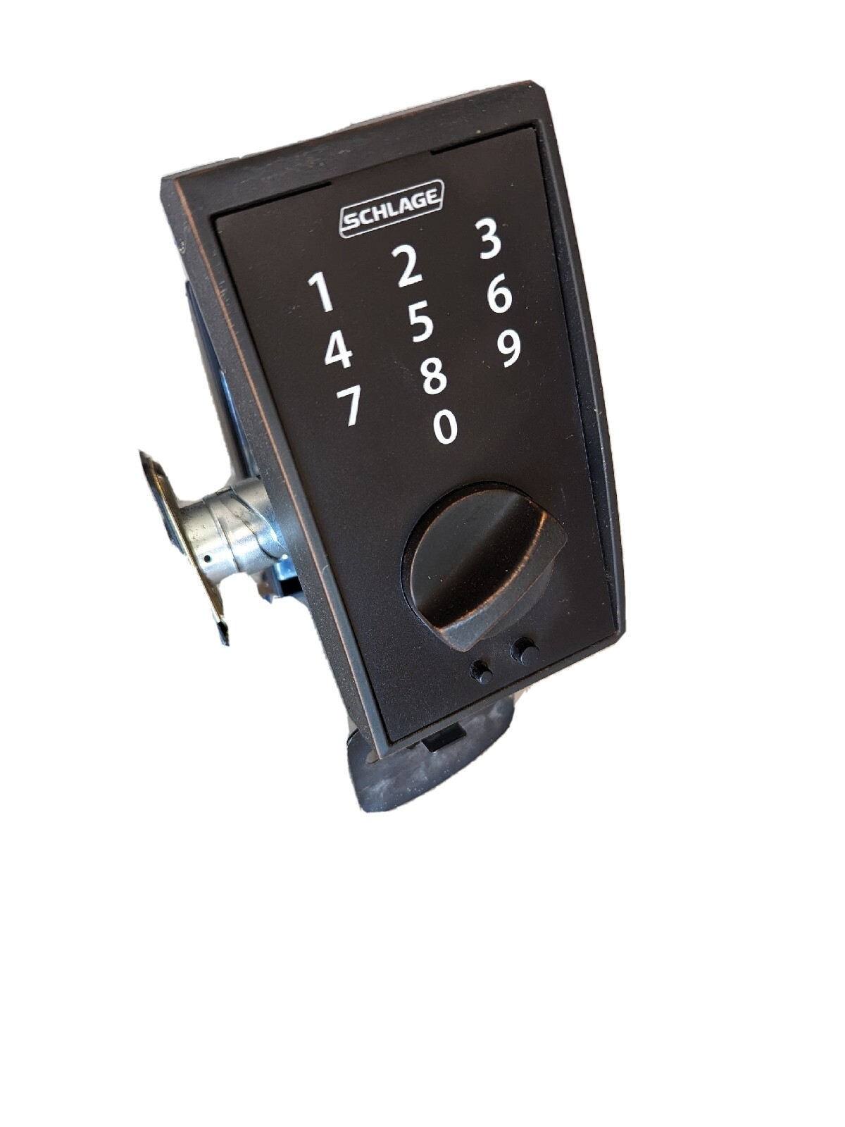 Schlage Century Keyless Touch Deadbolt Smart Lock BE375-CEN Black Matte  -image