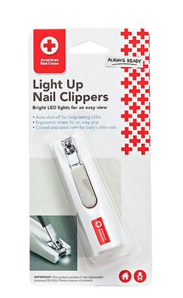 American Red Cross Deluxe LED Nail Clippers tomy my first - Image 2 of 2
