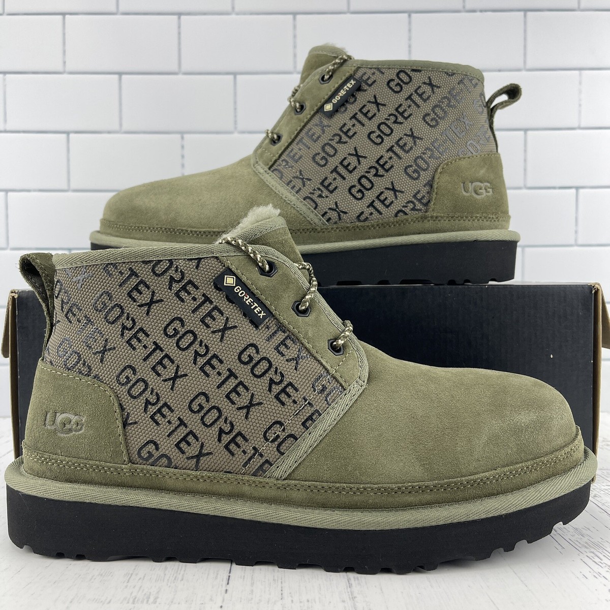 Mens UGG Boots Size 8 Chukka Neumel GTX Gore Tex Waterproof