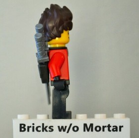 New Genuine LEGO Kai Minifig with Katanas Ninjago 70629 70608