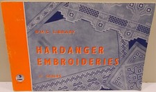 Vintage DMC Hardanger Embroidery Book 1st Series 1974 Has 36 Pages EUC Softcover