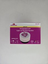 Way To Celebrate Valentine's Day White "Nice Butt" Light-Up Wireless Speaker