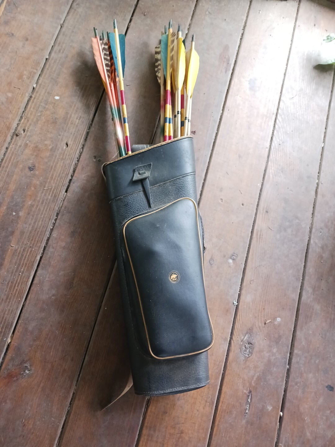 Vintage Bear Archery Quiver With Arrows eBay