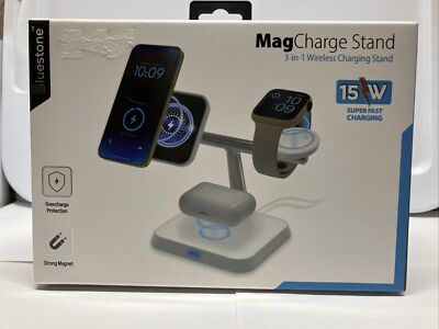 Magcharge Stand New Magcharge Stand 3-in-1 Wireless Charging Stand | eBay