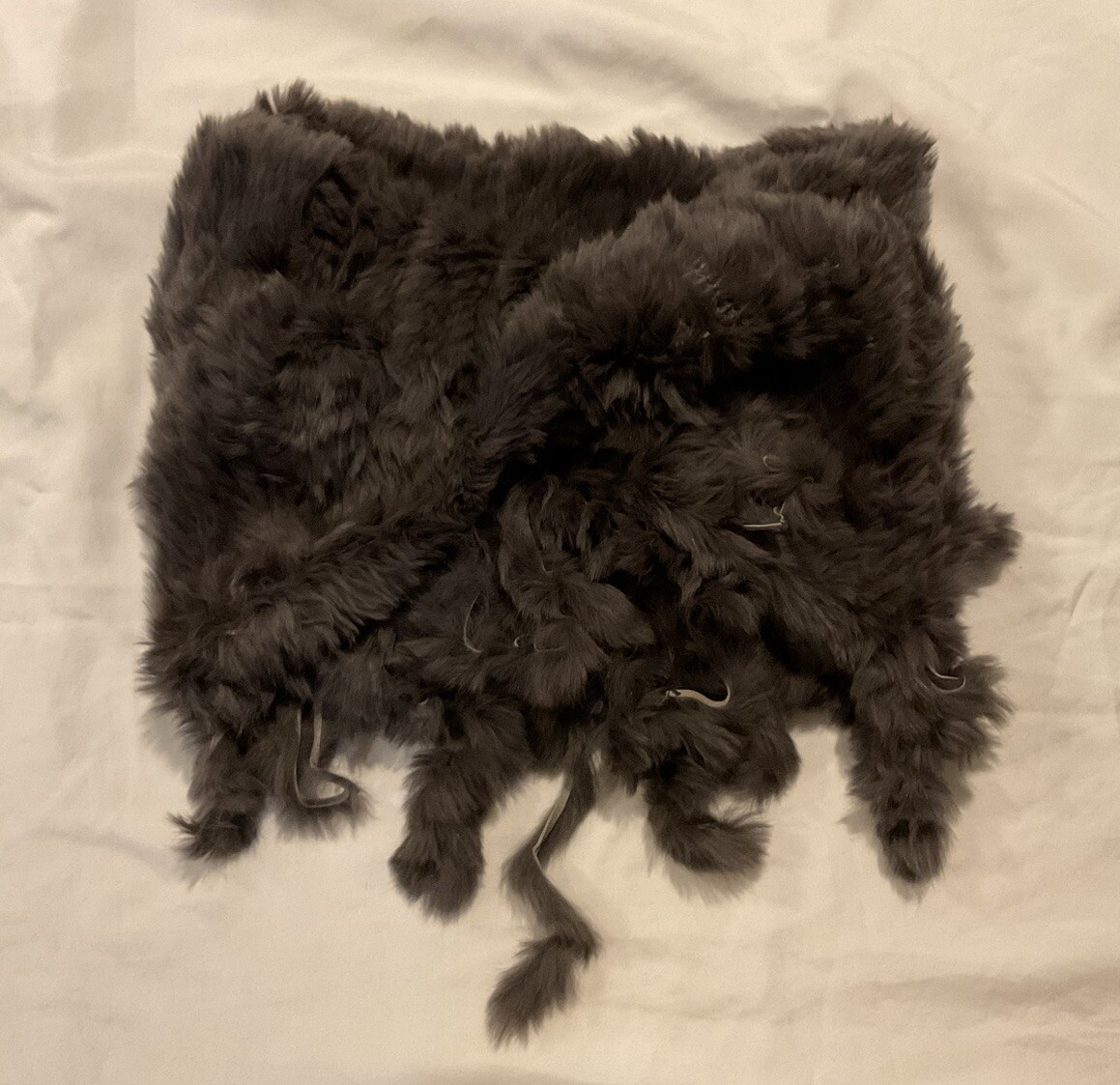 Vince Fur Scarf Twisted Infinity Soft Loop Snood - image 1