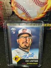 2022 Topps Chrome Platinum Anniversary Zac Lowther RC Auto