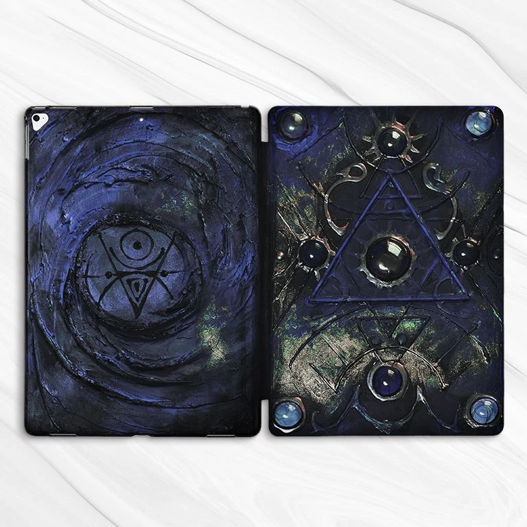 Dark Gothic Magic Occult Book Case For iPad 10.2 Air 3 4 5 Pro 9.7 11 12.9 Mini - Image 4 of 4