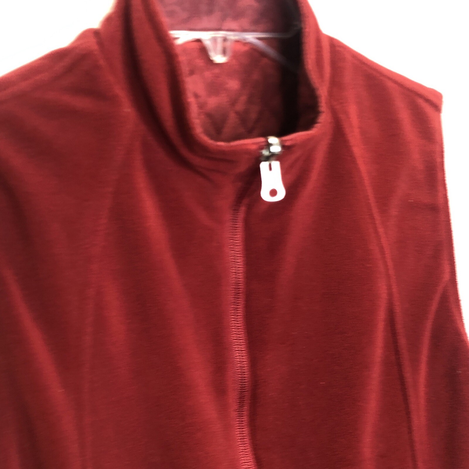 Gilet reversibile Fila rosso donna M pile trapuntato