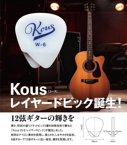 Two-layer structure Guitar Pick Craftsman's unique idea may give you New sound