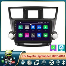 10.1" Android12 Car Radio Stereo GPS For Toyota highlander 2007-2013 CarPlay SWC