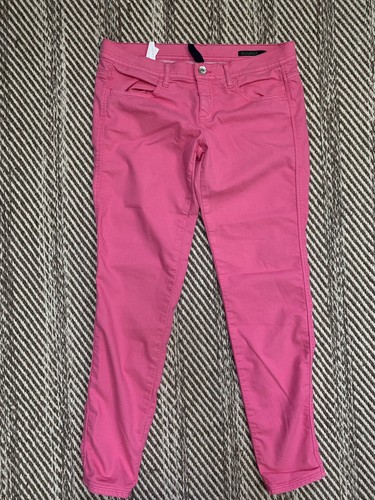 Benetton womens Jeggings skinny jeans size 31w Pink 28 inseam | eBay