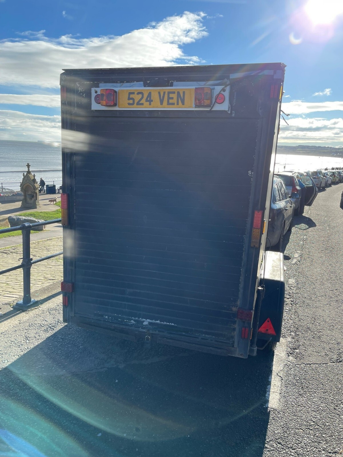 8ft Twin Axle Box Trailer eBay