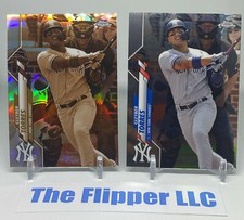 2020 Topps Chrome Gleyber Torres Sepia & Base (2 Card)LOT New York Yankees