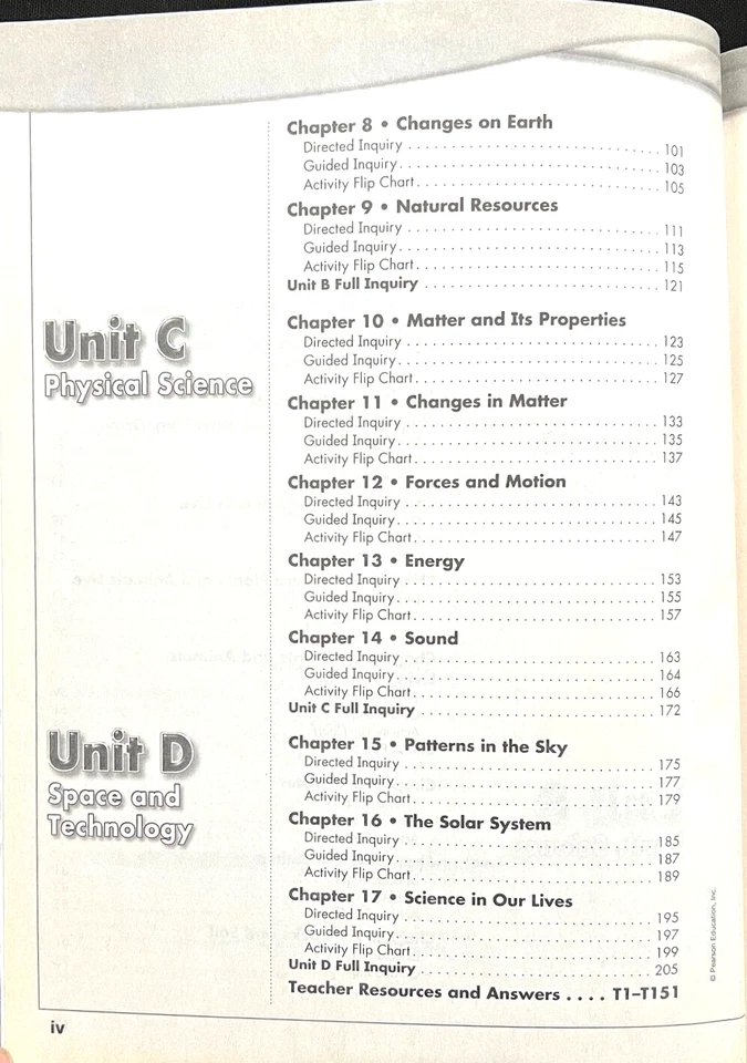 3rd Grade - SCIENCE - ACTIVITY BOOK - TEACHER EDITION (2010, Foresman) - Image 4 of 4