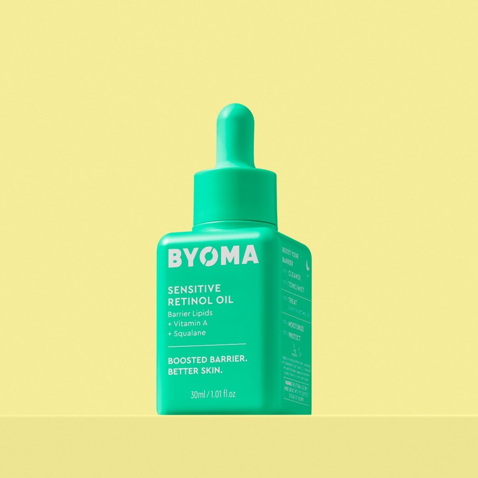 BYOMA Sensitive Retinol Oil Face Oil with Retinol, Squalane & Vitamin