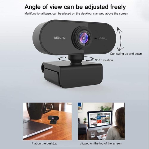PC Webcam Kamera 1080P 30fps mit Mikrofon USB für Computer Desktop B397 - Afbeelding 3 van 7