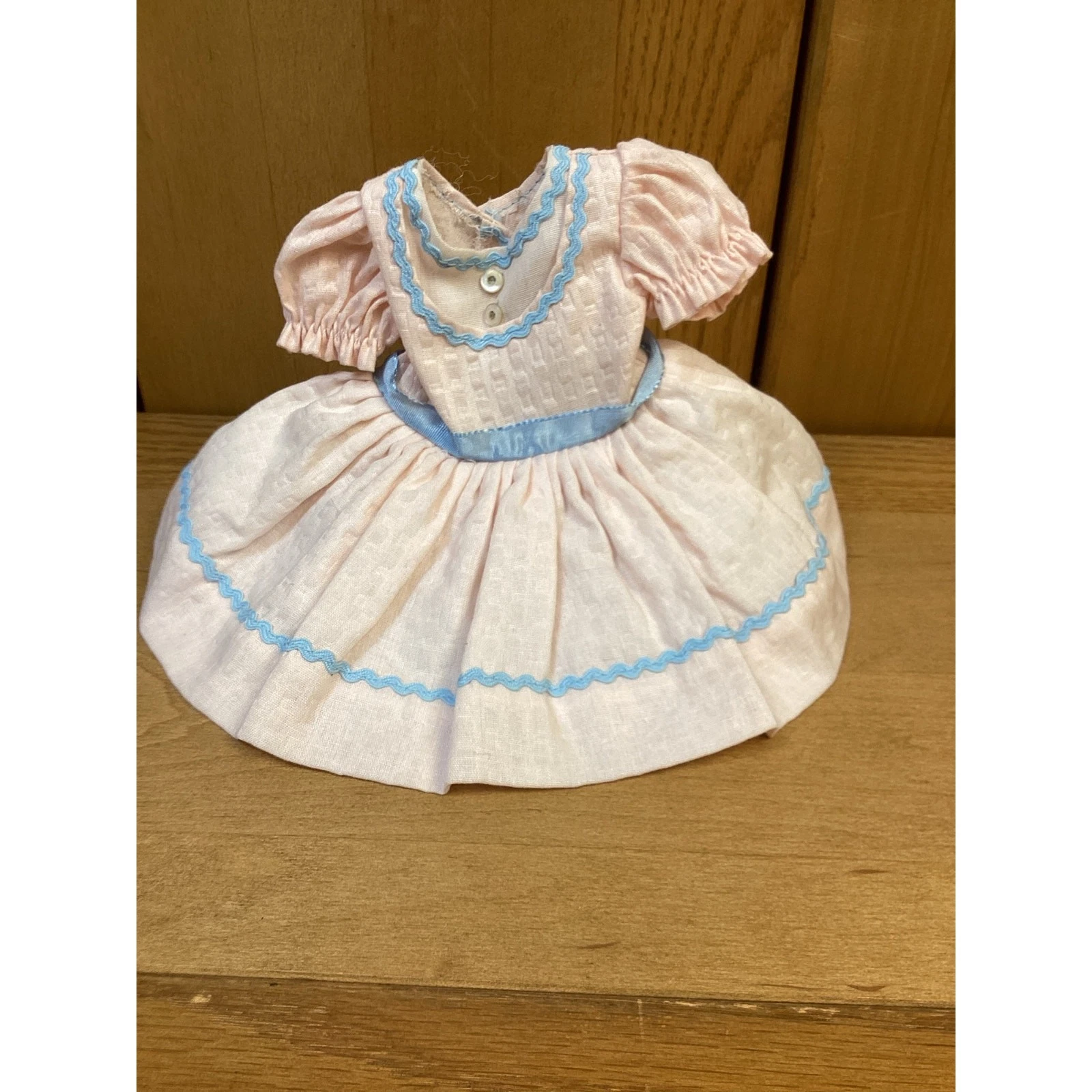 VETEMENTS Vestito Bambola Ideale Personaggio Americano Effanbee Toni Shirley Sue Rosa Blu