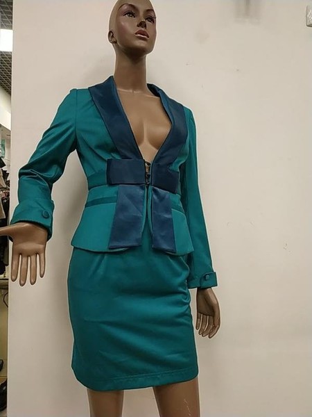 Women Suit Turquoise 34 / XS