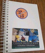 Canson France Spiral White Photo ScrapBook 6.25" X 10 New 20 Sheets 40 Pages