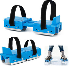 1Pair Upgraded Toddler Ice Skates, Kids Adjustable 2-In-1 Double  Single Conver