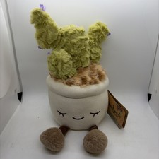Greenhouse by Russ Potted Plant Fuzzy Cactus Decor Plush 11" New