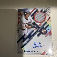 Topps Pristine 2025 Steven Kwan Guardians Autograph Relic #PPAR-SK