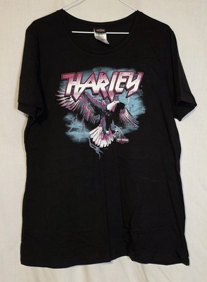 Harley-Davidson Thunder Eagle Women's XL Black T-Shirt