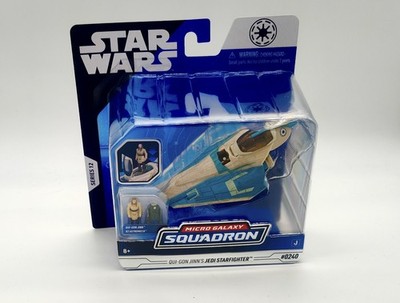 STAR WARS MICRO GALAXY SQUADRON | Qui-Gon Jinn's Jedi Starfighter #0240 SERIE 12