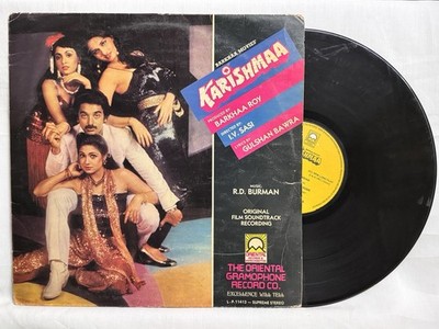 Karishmaa LP Vinyl Record R D Burman Rare 1983 Bollywood Hindi Film Indian VG+