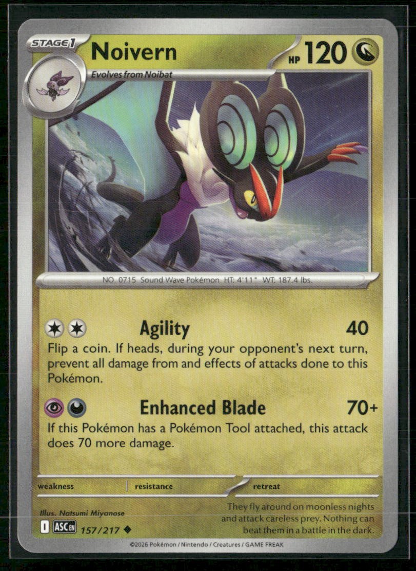 Noivern ME: Ascended Heroes 157/217 Normal NM