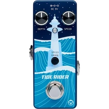 Pigtronix TIDE RIDER Modulation Effects Pedal Blue LN