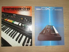 Yamaha Vintage Synthesizer Literature Package (CS-60 + DX-7) - Brochure/Catalog