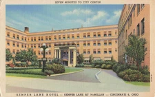 Kemper Lane Hotel - Cincinnati Ohio OH - Postcard