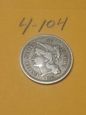 1873  Cent Nickel VG Lot4-104