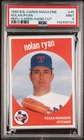 142405724 Nolan Ryan 1989 Baseball Card Magazine #45 Repli-Cards PSA 9