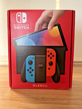 Nintendo Switch OLED Model HEG-001 Handheld Console - 64GB - Black/Neon Red/Neon