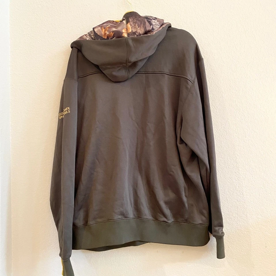 Legendary Whitetails Para Hombre Marrón Cremallera Completa Sudadera con Capucha Original Deer Gear XL Camuflada Foto 4 de 4