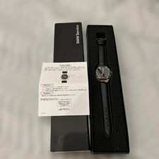 BMW original watch Wristwatch Unused with box New Battery replaced.