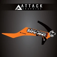 Attack Graphics Renegade Radiator Shroud Decal KTM Orange For KTM 250 SX 2017-18