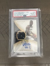 2014 Panini Immaculate Coll. David Robinson Multisport Auto Patch /25 Psa 8