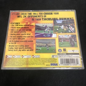 NFL 2K (Sega Dreamcast, 1999) Factory sealed￼