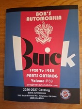 1925 - 1958 Buick Buick Parts Catalog. Bobs Automobilia