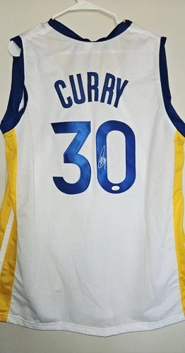 Stephen Curry Golden State Warriors #30 Autographed Basketball Jersey