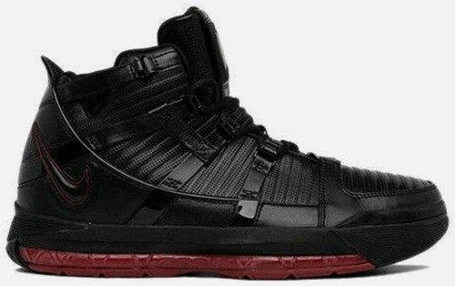 Nike Zoom Air Lebron 3 III GS Youth Size 6Y Gold Black 312168-006